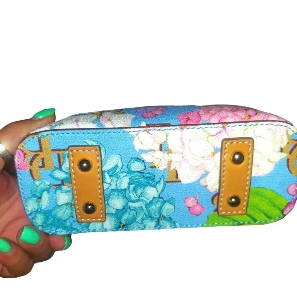 NWT Dooney & Bourke Hydrangea Small Zip Crossbody - Picture 3 of 5